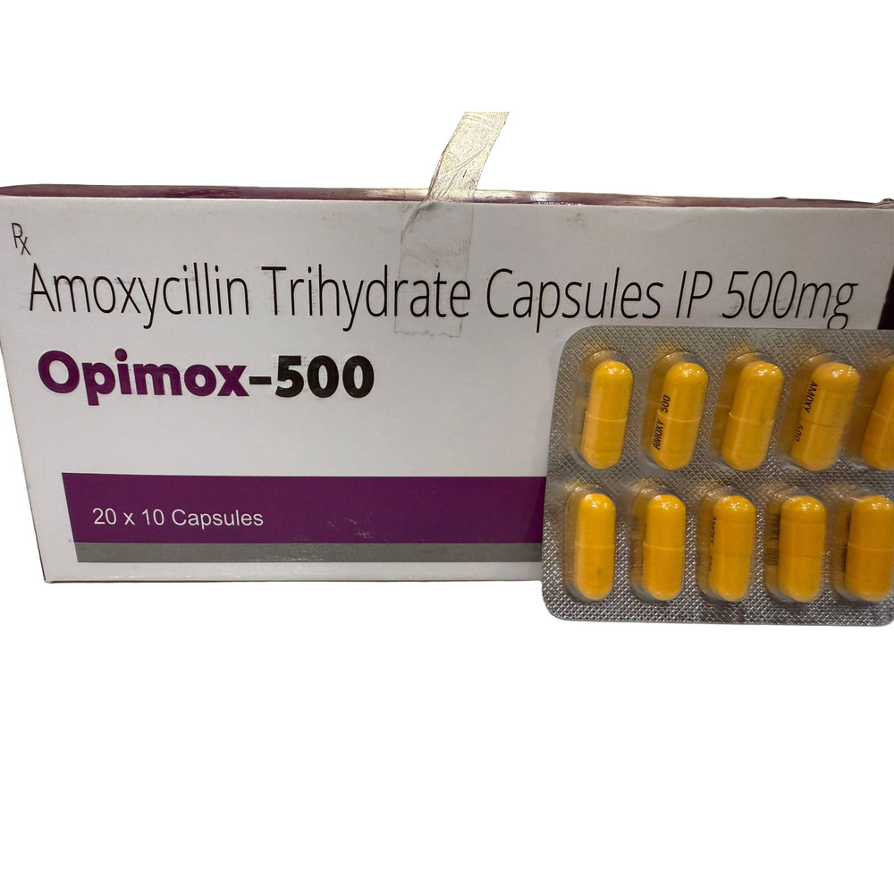 500mg Amoxycillin Trihydrate Capsules IP