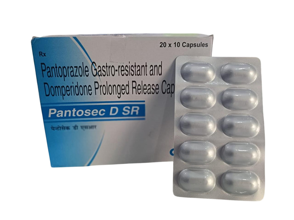 Pantoprazole Gastro Resistant And Domperidone Prolonged Release Capsules