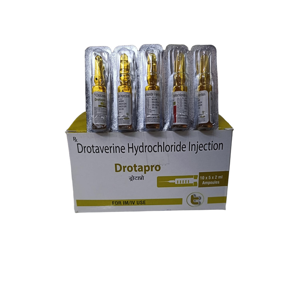 Drotaverine Hydrochloride Injection - Drug Type: General Medicines