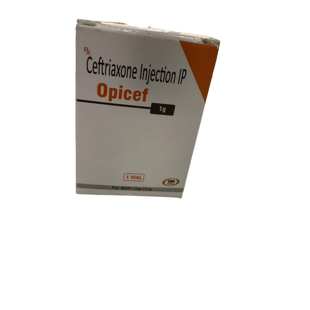 1G Ceftriaxone Injection Ip - Drug Type: General Medicines