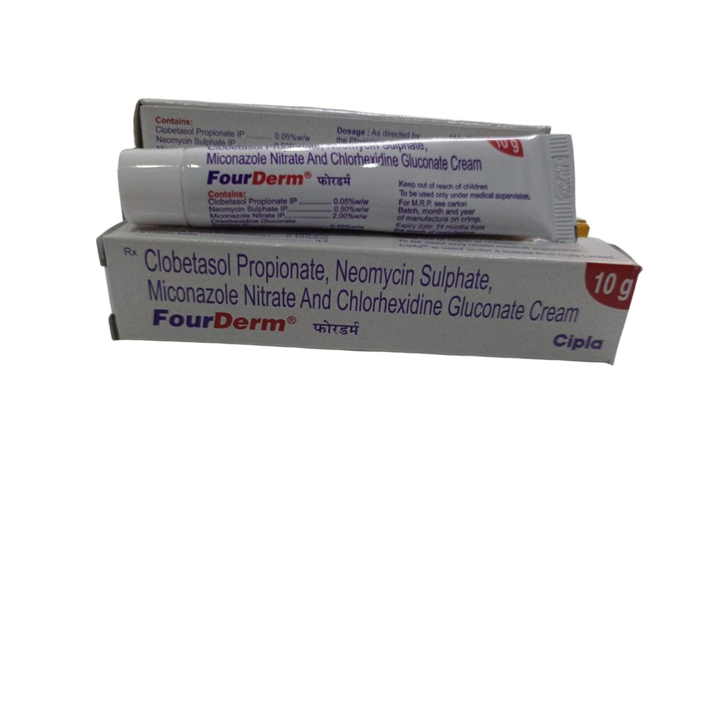 10G Clobetasol Propionate Neomycin Sulphate Miconazole Nitrate And Chlorhexidine Gluconate Cream - Grade: Medical