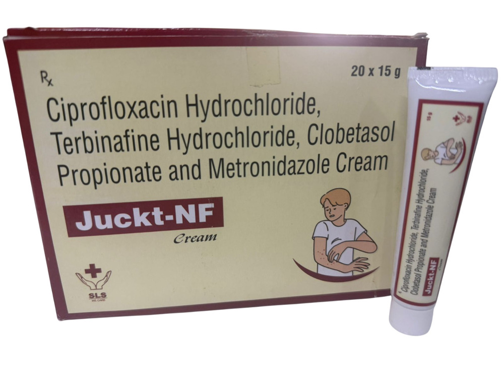 Ciprofloxacin Hydrochloride Terbinafine Hydrochloride Clobetasol Propionate And Metronidazole Cream - Grade: Medical