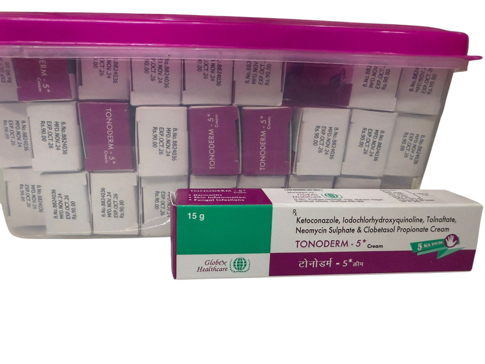 15G Ketoconazole Iodochlorhydroxyquinoline Tolnaftate Neomycin Sulphate And Clobetasol Propionate Cream - Grade: Medical