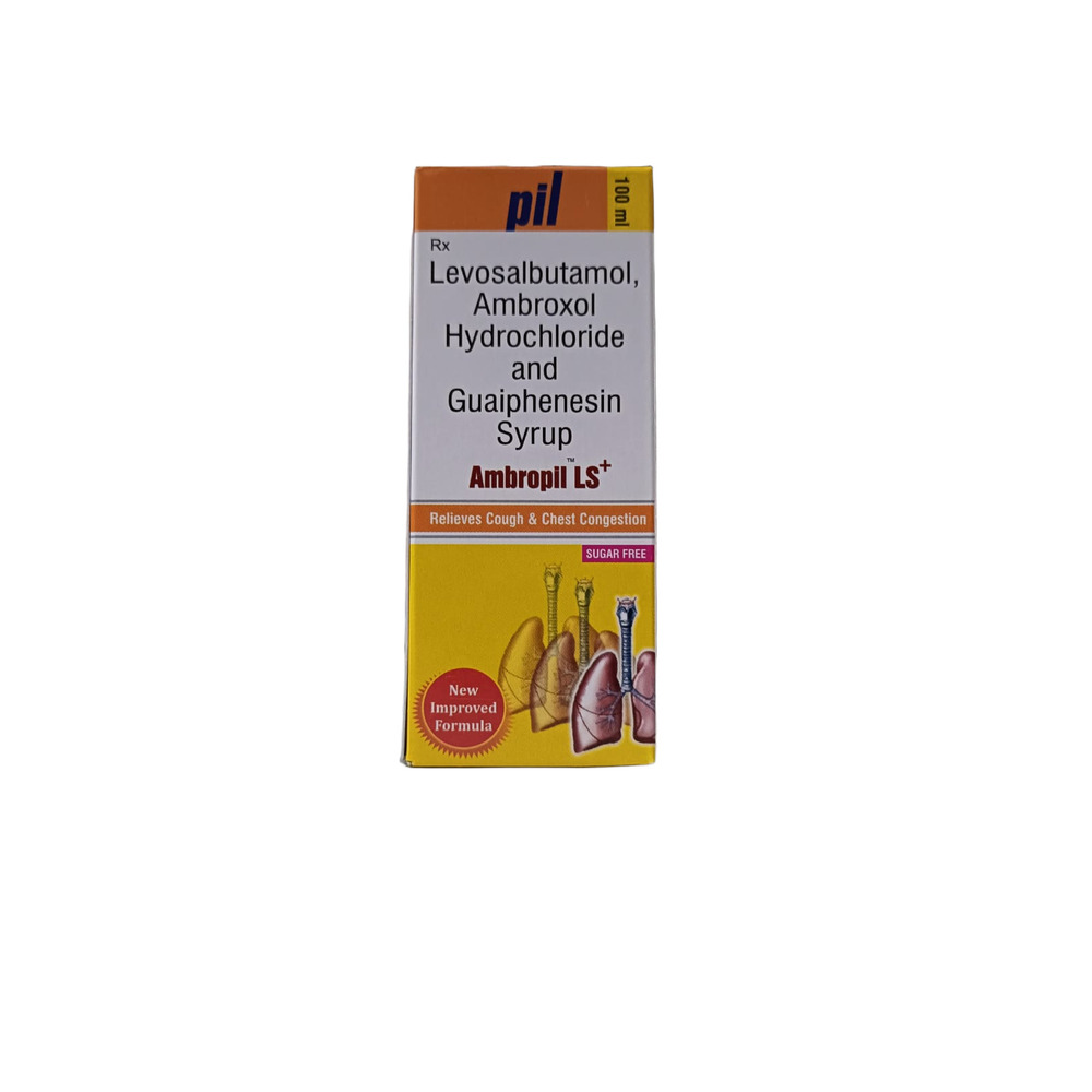 100Ml Levosalbutamol Ambrosol Hydrochloride And Guaiphenesin Syrup - Drug Type: General Medicines