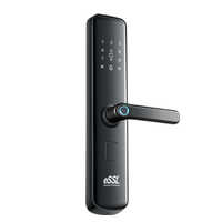 Fl100m Plus Fingerprint Door Lock - Color: Black