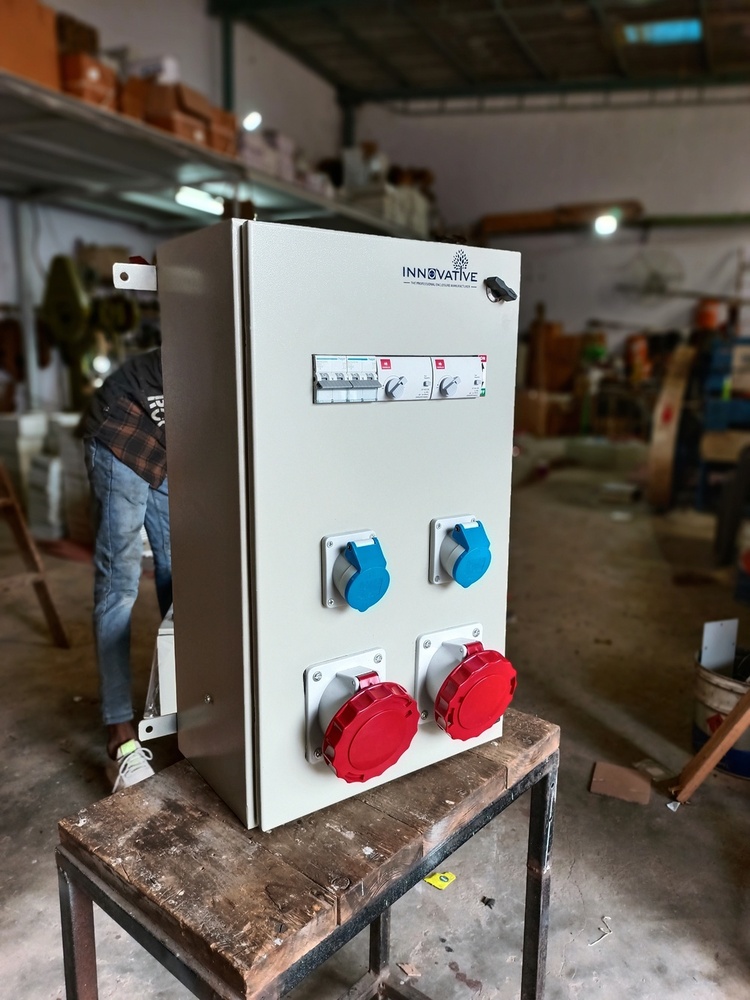 Silver Abb Multi Socket Box