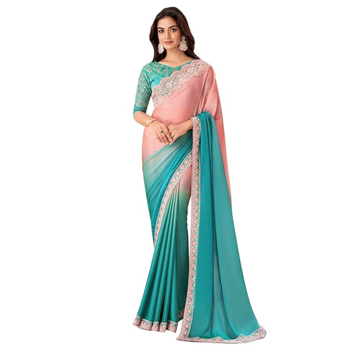Ladies Fancy Sarees - Color: Multicolor