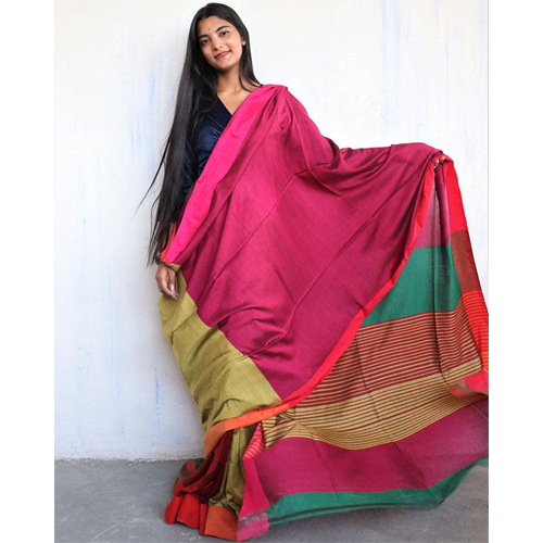 Pure Cotton Sarees - Color: Multicolor
