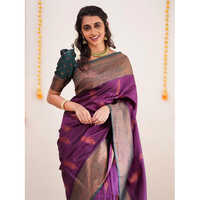 Semi Silk Sarees - Color: Multicolor