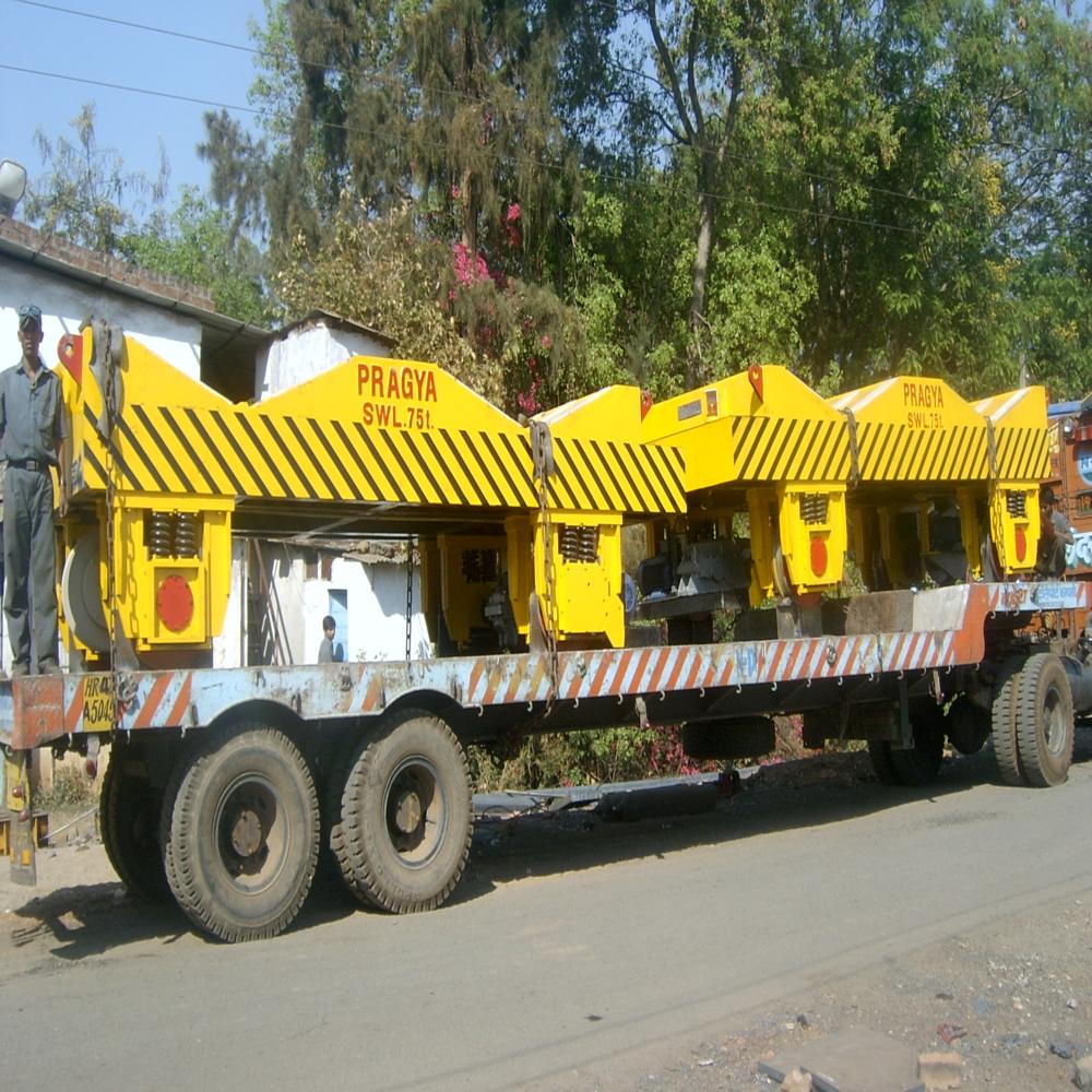 Motorized Floor Coil Transfer Trolley