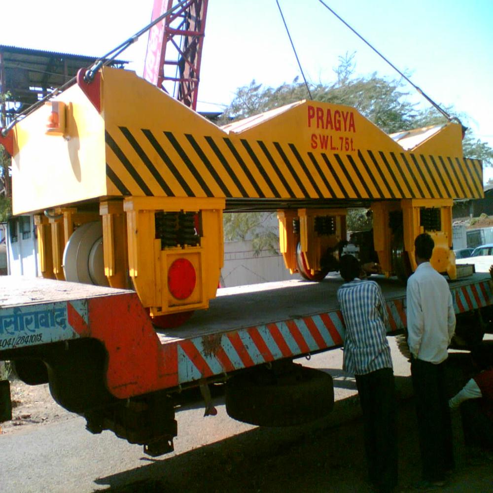 Motorized Floor Coil Transfer Trolley