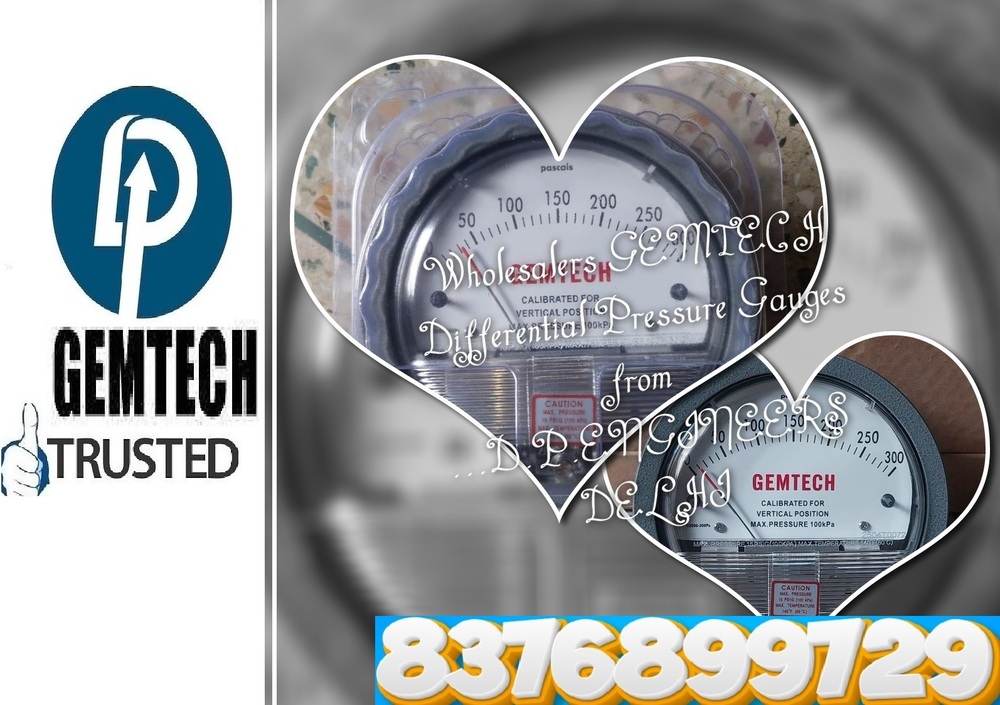 Gemtech-differential Pressure Gauge - Bardez Goa