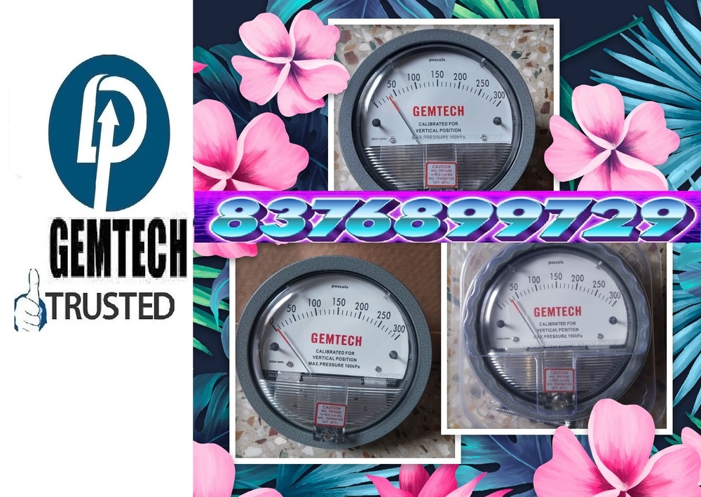 Gemtech-differential Pressure Gauge - Bardez Goa