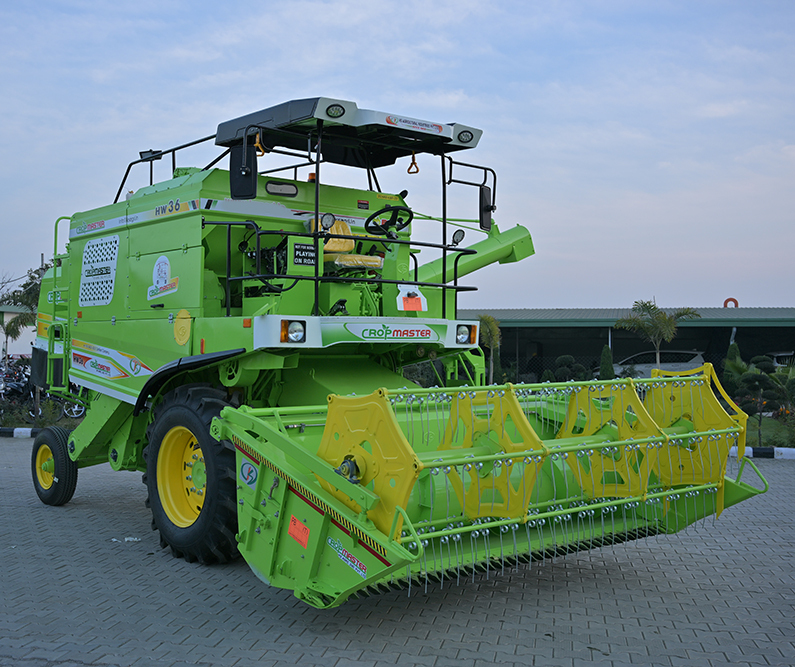 Hw36 Super Deluxe Combine Harvester - Color: Green Paint Coated