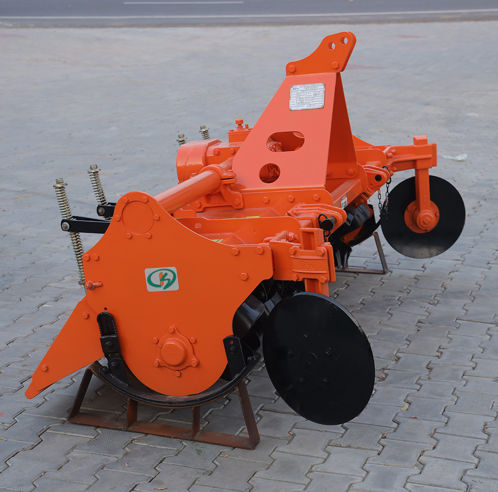 Agricutural Rotavator - Color: Orange Paint Coated