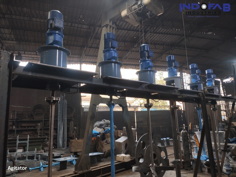 Carbon Steel Painted Agitator - Size: Standard