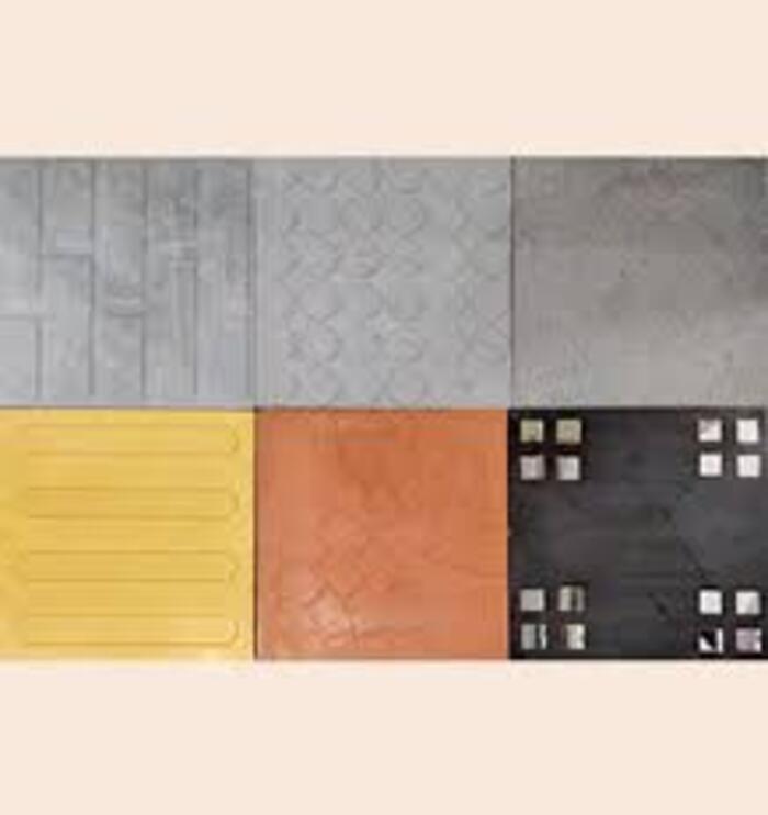 9 Cavity Paver Blocks - Color: Red