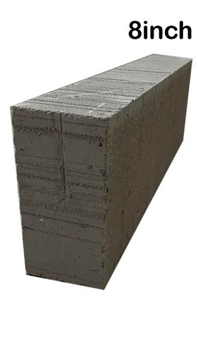 8Inch Aac Block - Color: Gray
