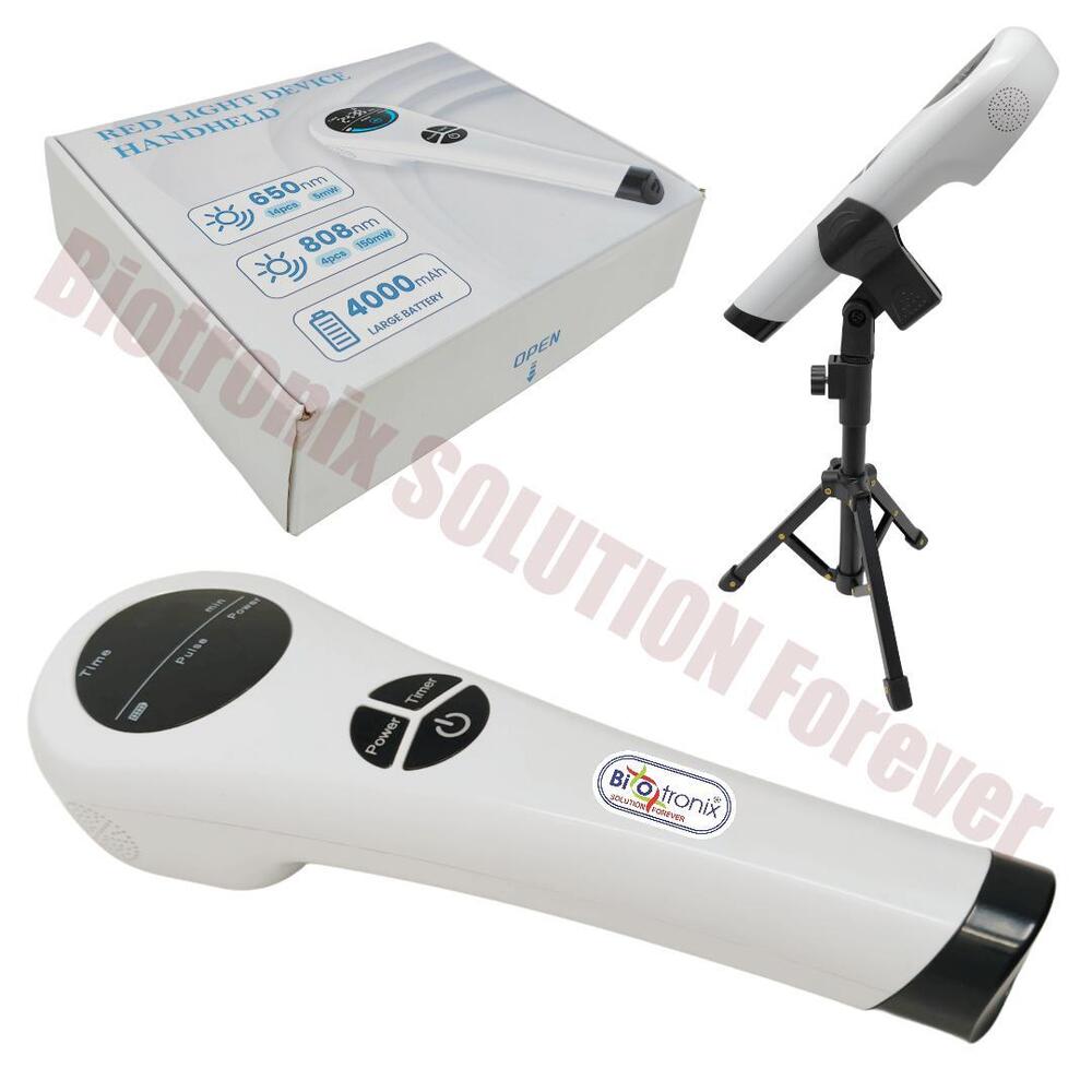 Rechargeable Portable Laser Therapy Device With Cooling Fan, 30-min Timer & Adjustable Stand