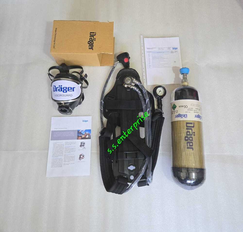 Draeger Self Contained Breathing Cylinder - Color: Black