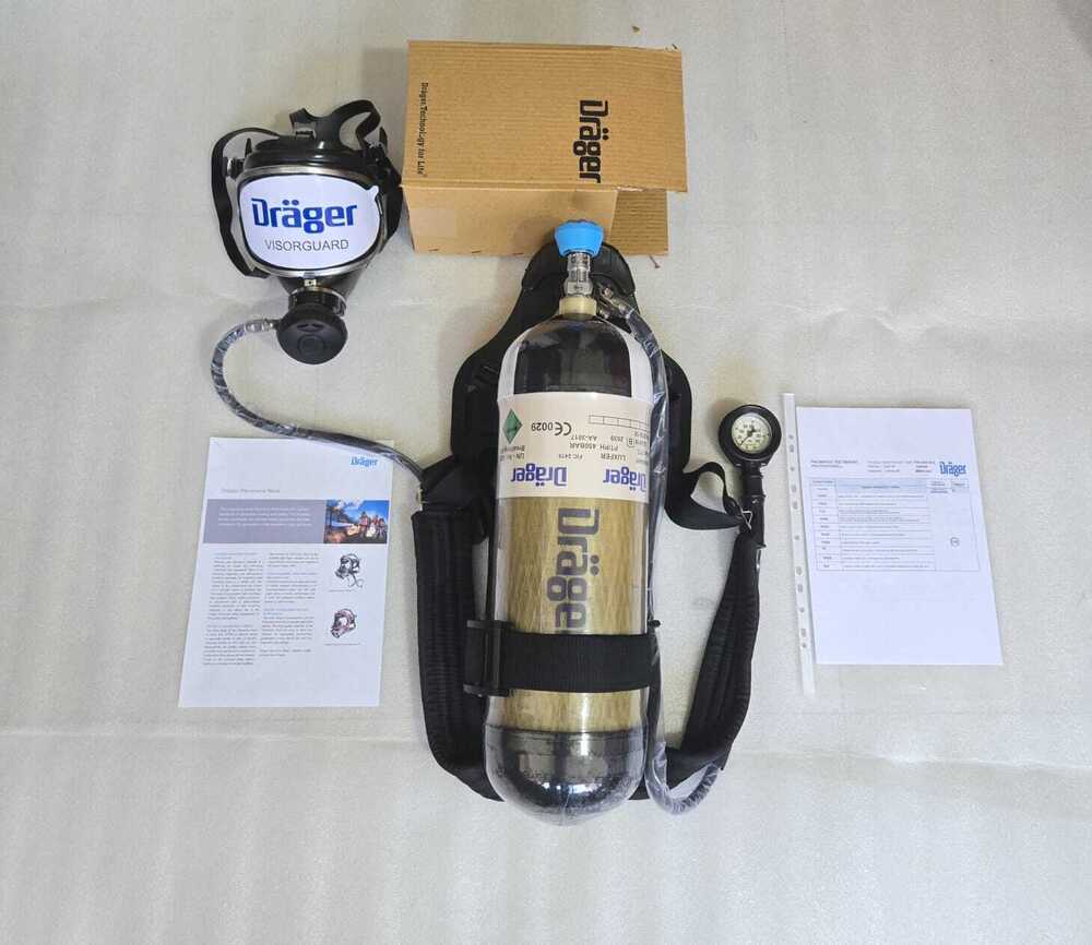 Draeger Self Contained Breathing Cylinder - Color: Black - Color: Black ...