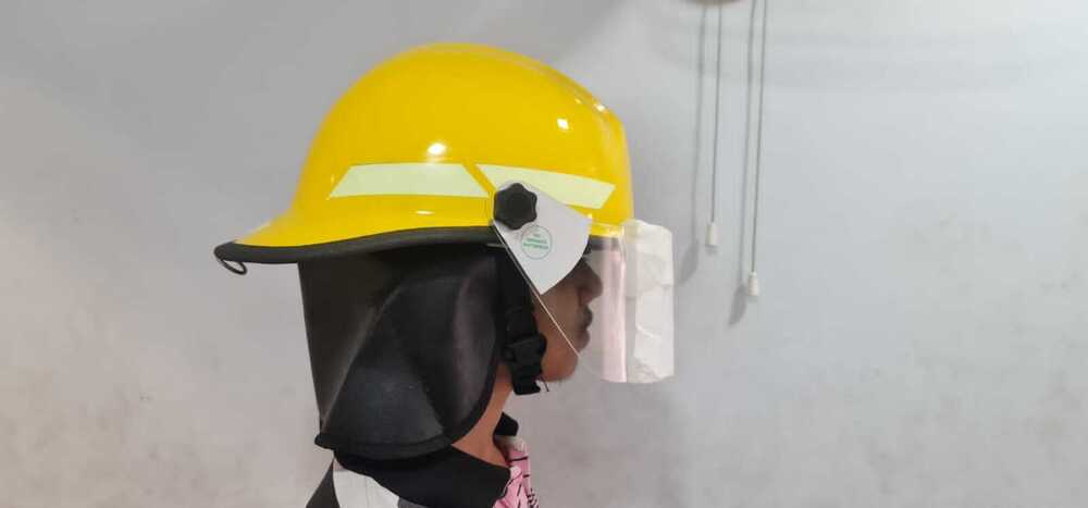 Bullard Fire Fighting Helmet - Color: Yellow