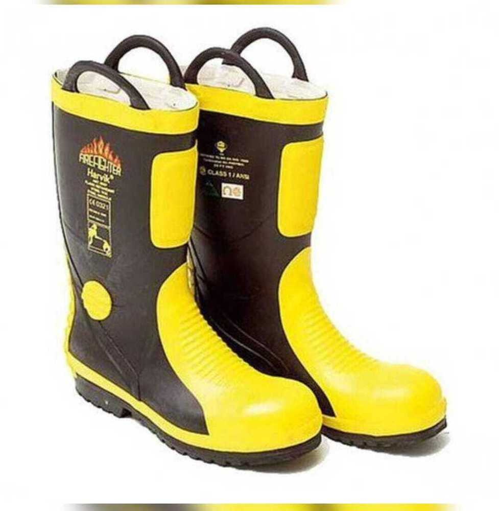 Harvik Fire Fighting Shoes - Color: Yellow