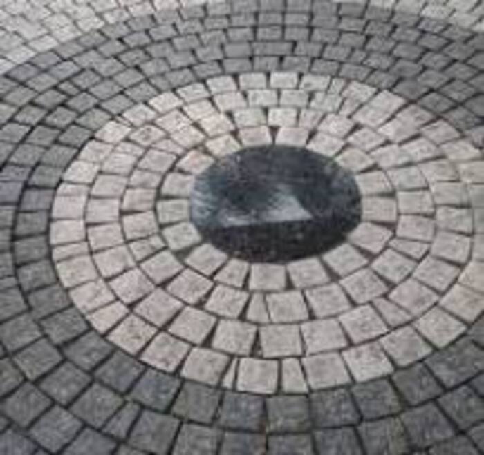 Cobble Stone Paver Blocks - Color: Gray