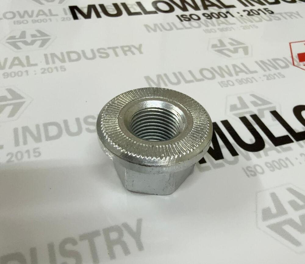 Serrated Nut - Color: Silver