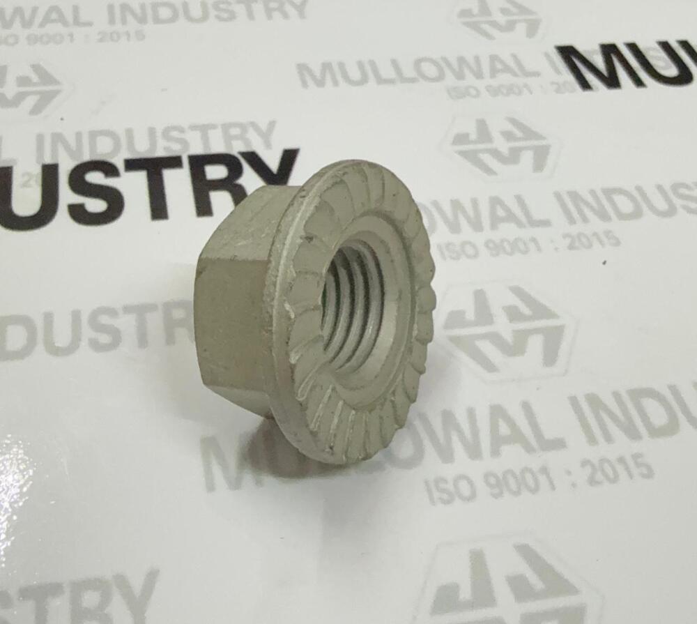 Serrated Flange Nut - Color: Grey