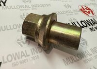 Pipe Nut - Color: Silver