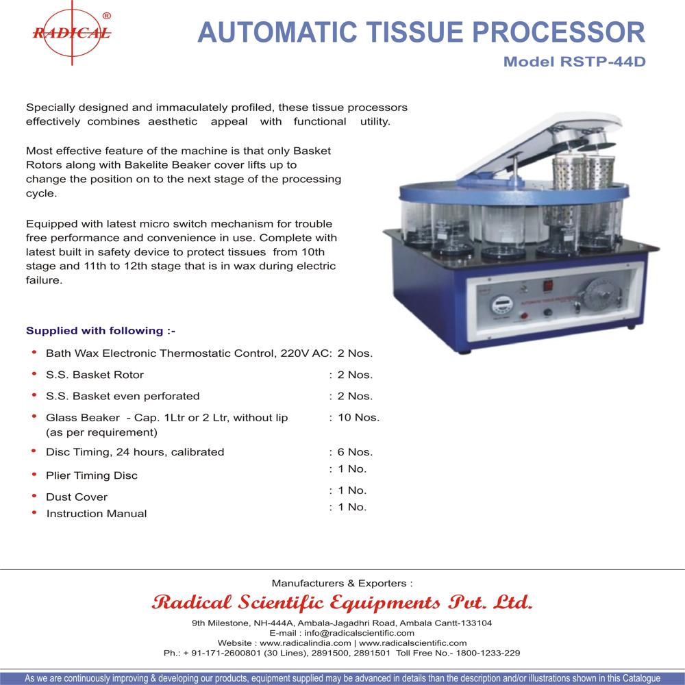 Tissue Processor Analogue RSTP-44D