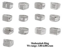 92.5% New Design Silver Shahenshah Ring