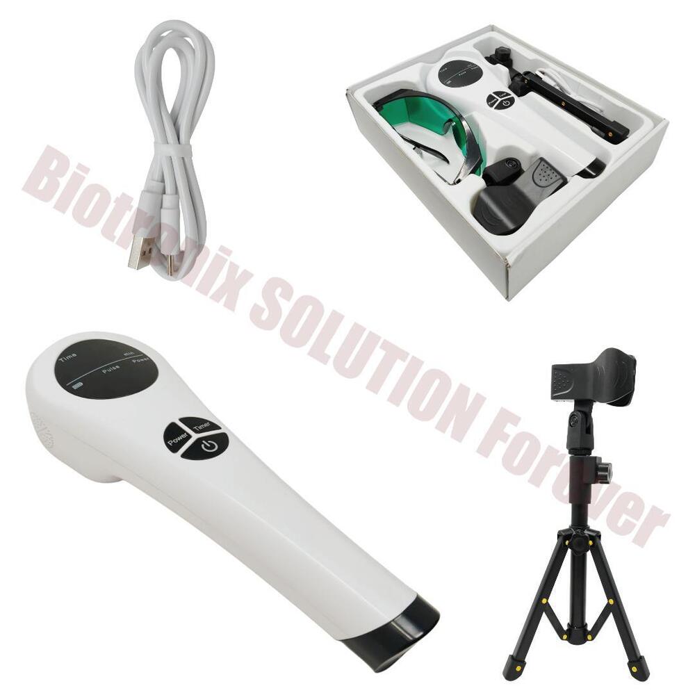 Physiotherapy Laser Device with Adjustable Stand, Cooling System & Dual Wavelength Output