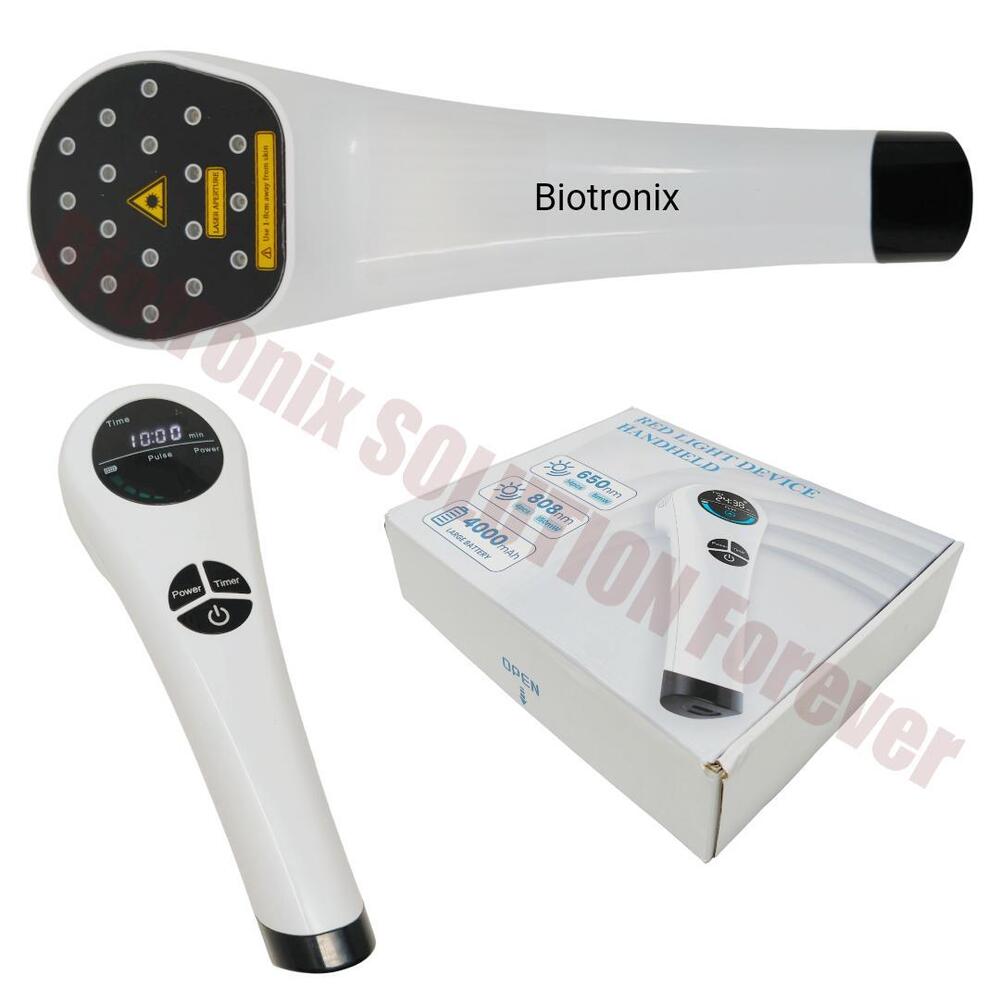 Physiotherapy Laser Device with Adjustable Stand, Cooling System & Dual Wavelength Output