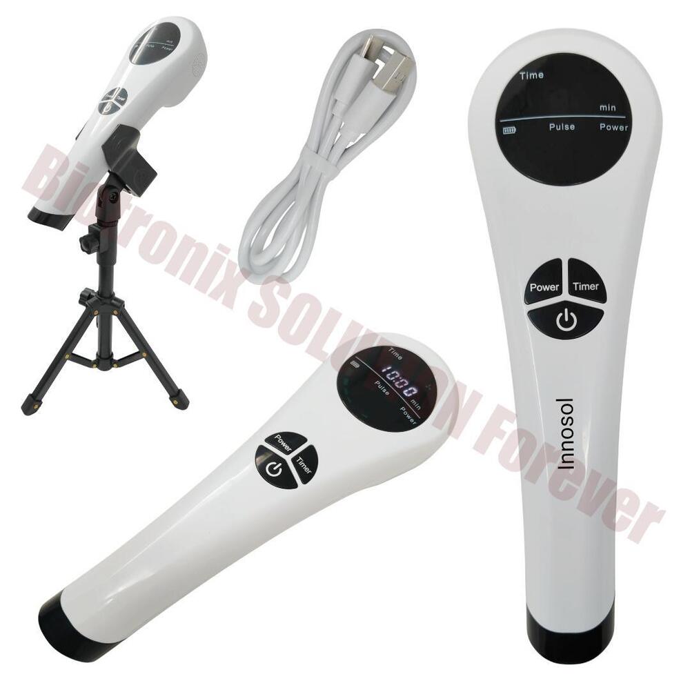Physiotherapy Laser Device with Adjustable Stand, Cooling System & Dual Wavelength Output