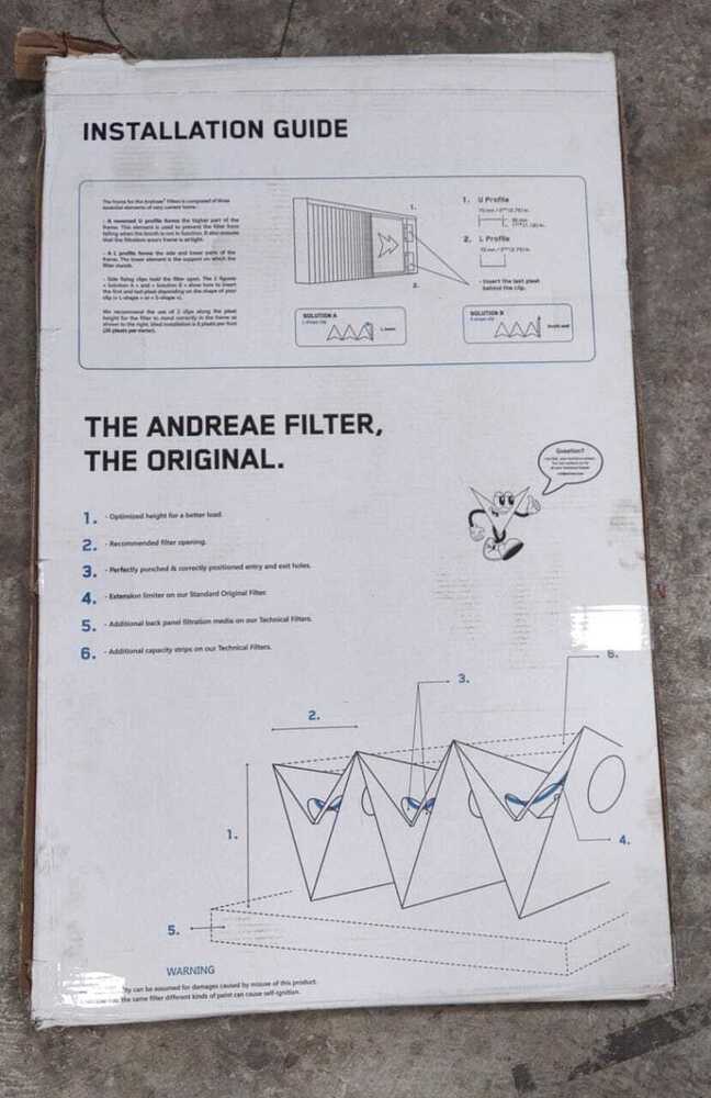 Andreae Paint Booth Filter - Color: Brown