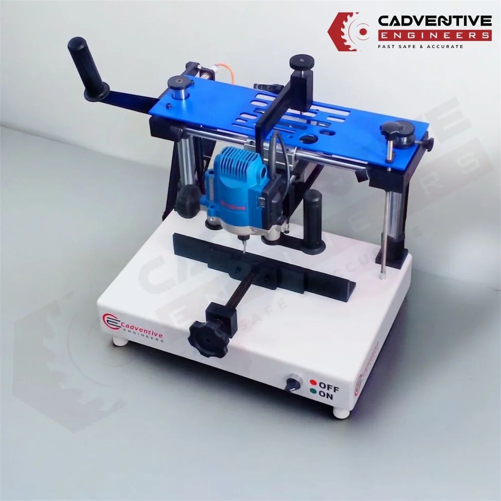 Copy Router With Triple Drill Machine - Material: Aluminum