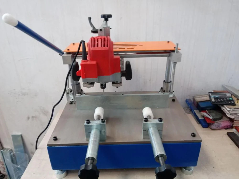 Copy Router With Triple Drill Machine - Material: Aluminum