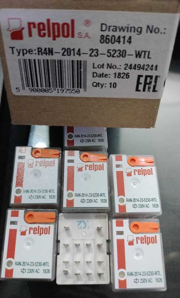 RELPOL RELAY, R4N-2014-23-5230-WTL