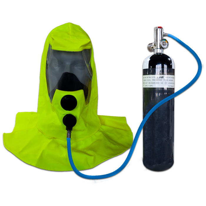 Emergency Life Saving Apparatus (Elsa) Escape Set - Color: Green