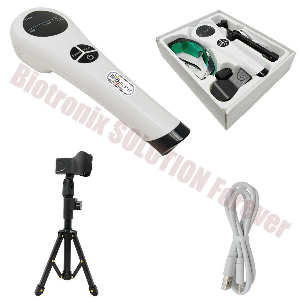 Rechargeable Handy Laser Therapy Device with Dual Wavelength & Cooling Fan