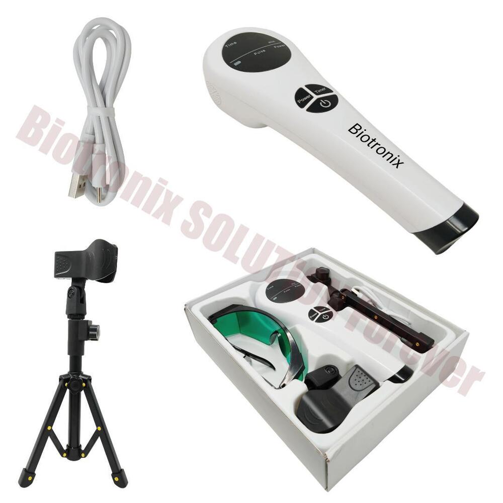 Rechargeable Handy Laser Therapy Device with Dual Wavelength & Cooling Fan