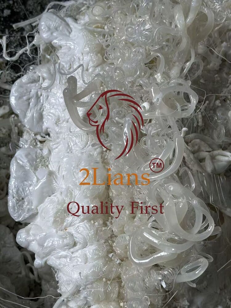 PET long-fiber lumps scrap