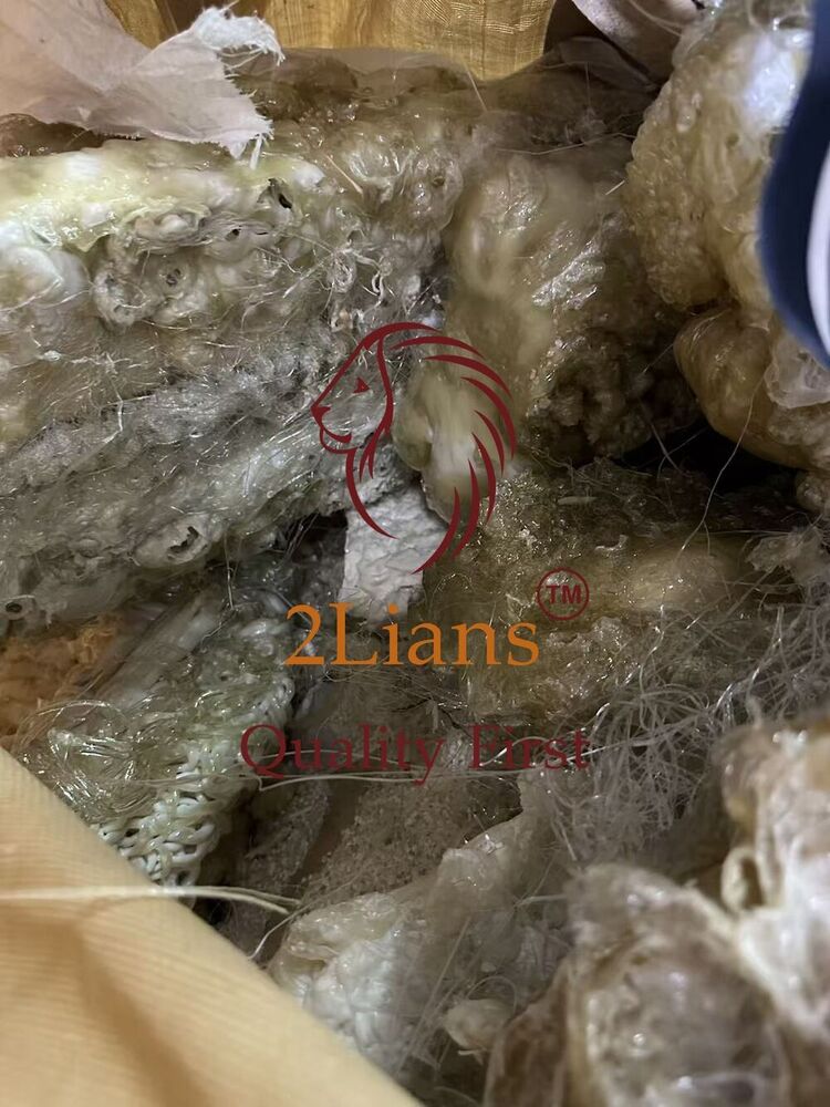 PET long-fiber lumps scrap