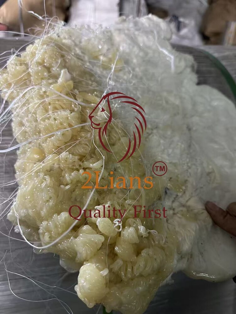 PET long-fiber lumps scrap