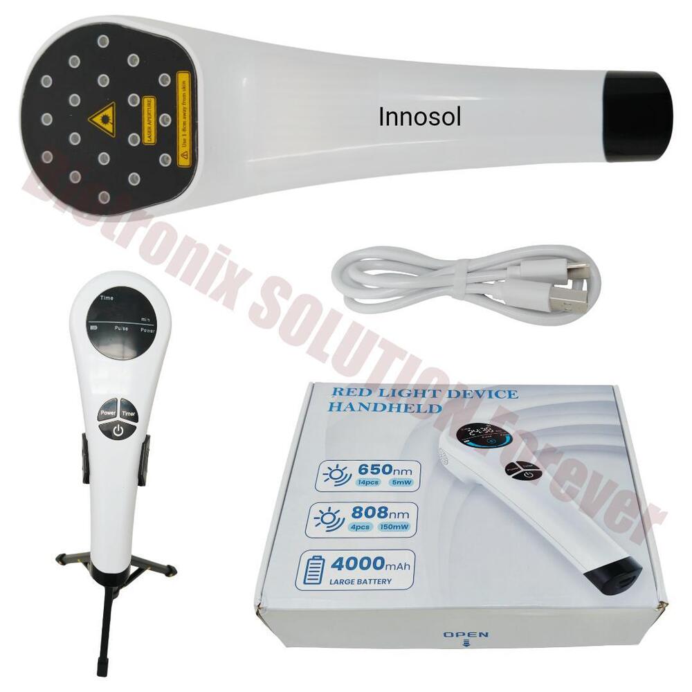 Handheld Infrared & Red Light Laser Therapy Device with Digital Timer