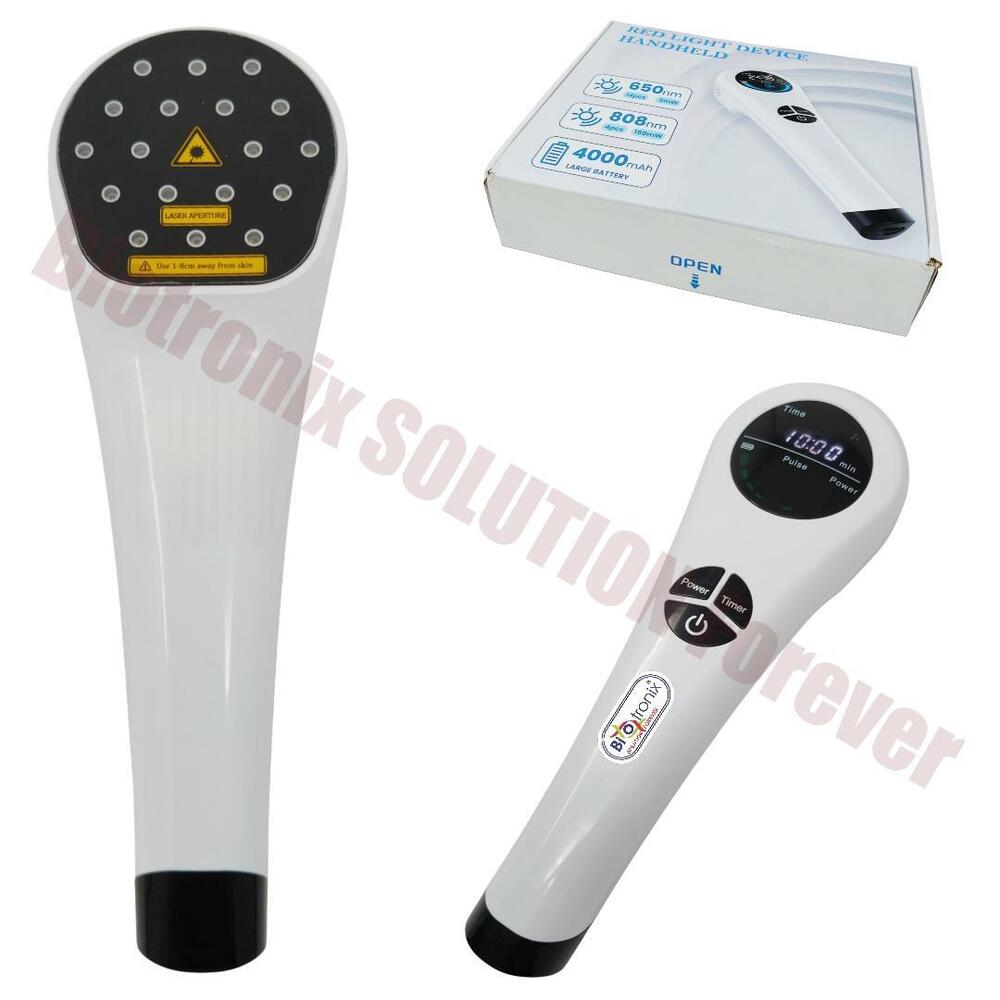Handheld Infrared & Red Light Laser Therapy Device With Digital Timer