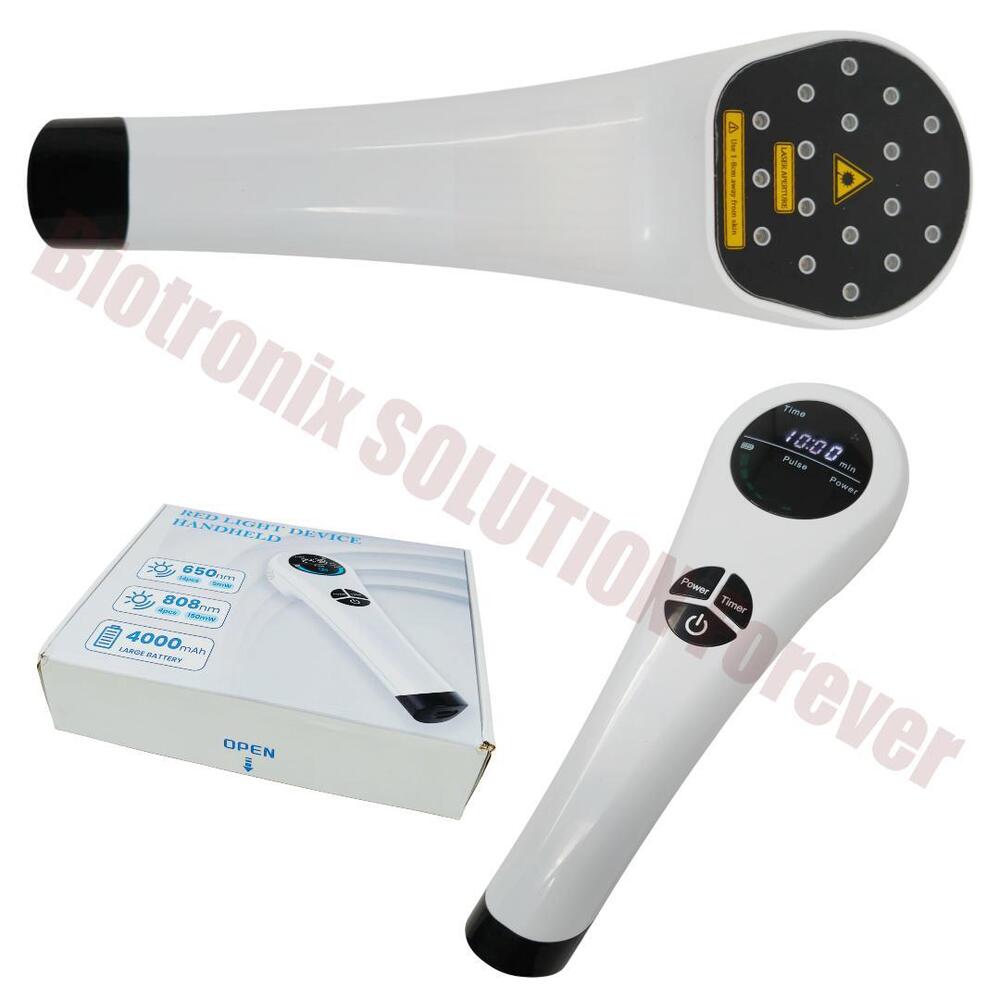 Handheld Infrared & Red Light Laser Therapy Device With Digital Timer