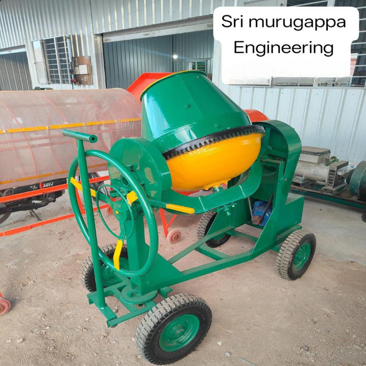 1/2 Bag Heavy Duty Concrete Mixer Machine - Color: Green